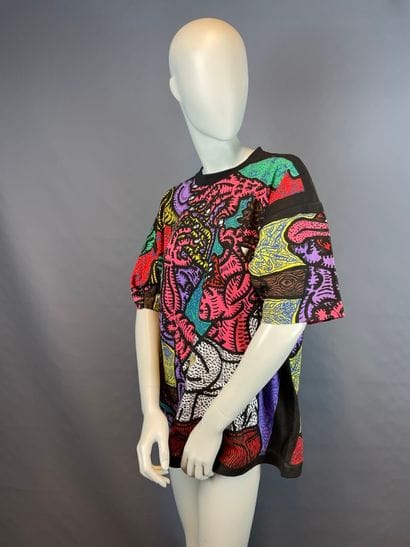 After Robert COMBAS 

Tee shirt decorated...