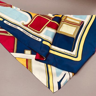 
HERMES Paris

Printed silk lavaliere, titled...