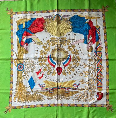 
HERMES Paris

Carré en twill de soie imprimé...