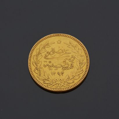 TURQUIE - Pièce d'or de 500 kurush.

Poids...