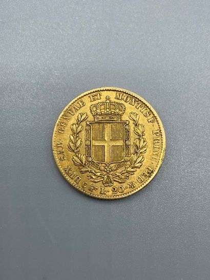 ITALIE - Pièce de 20 lires or, 1842