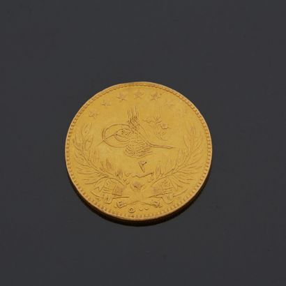 TURQUIE - Pièce d'or de 500 kurush.

Poids...