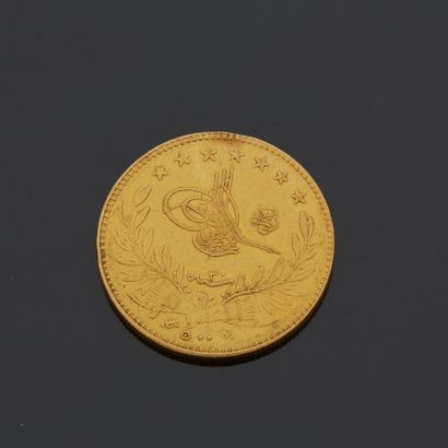 TURQUIE - Pièce d'or de 500 kurush.

Poids...