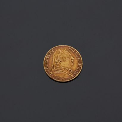 FRANCE - Une pièce de 20 F or, 1814.