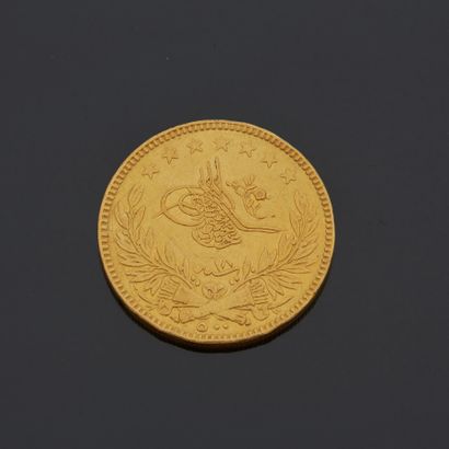 TURQUIE - Pièce d'or de 500 kurush.

Poids...
