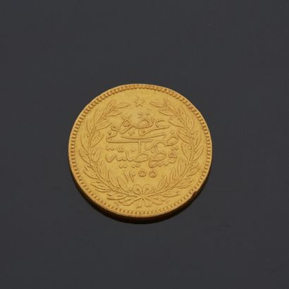 TURQUIE - Pièce d'or de 500 kurush.

Poids...