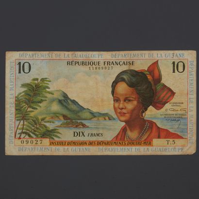 Billet de banque de 10 F Département de la...