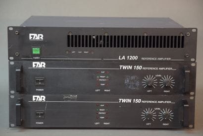Trois amplificateurs de régie allemand FAR,...