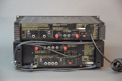Deux amplificateurs stéréo de régie YAMAHA

YAMAHA...