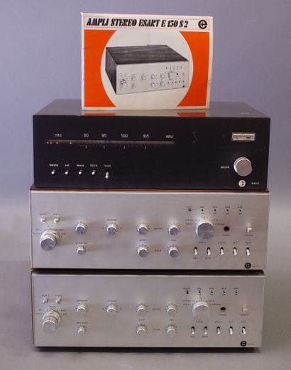 Lot de 2 Amplificateurs et un Tuner :

ESART...