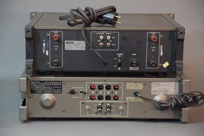 Deux amplis de puissance :

TEAC MA-7, 2...