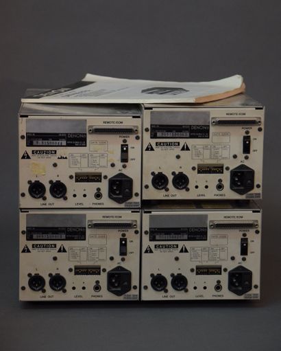 DENON DN-950FA, quatre lecteurs de CD de...
