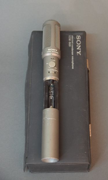 Microphone stéréo à, electret SONY ECM-969,...