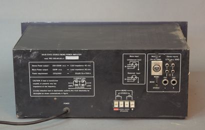 REVAC PRO 500, très bon ampli de régie stéréo...