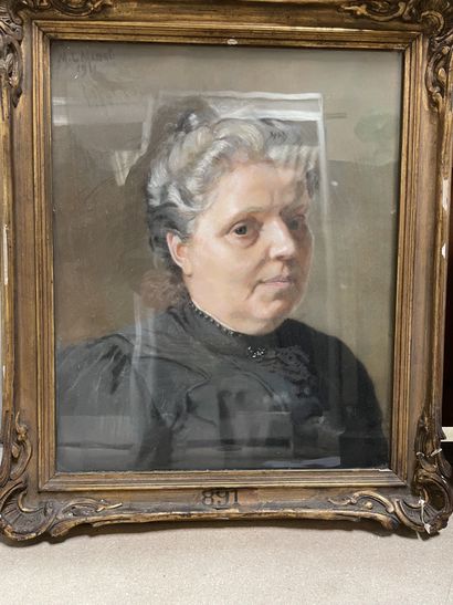 Marie-Louise MINEL (XXe)

Portrait de dame...