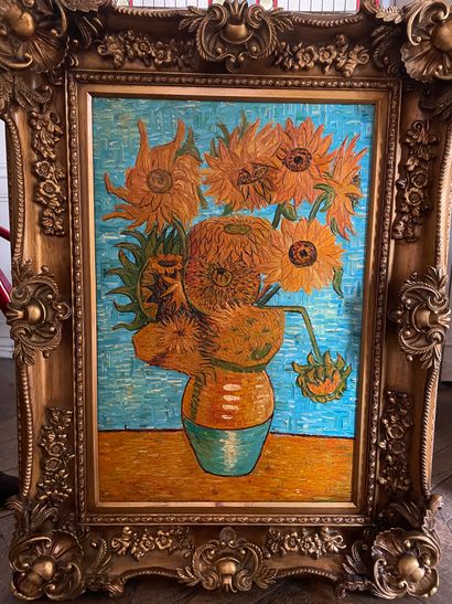 
Dans le goût de Van GOGH

Bouquets de tournesols

Huile...