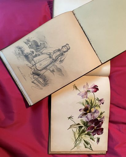 *Deux carnets de dessins

Fin XIXe siècle

(*...