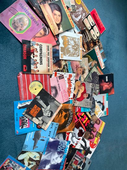 Lot de vinyls de 33 et 45 tours