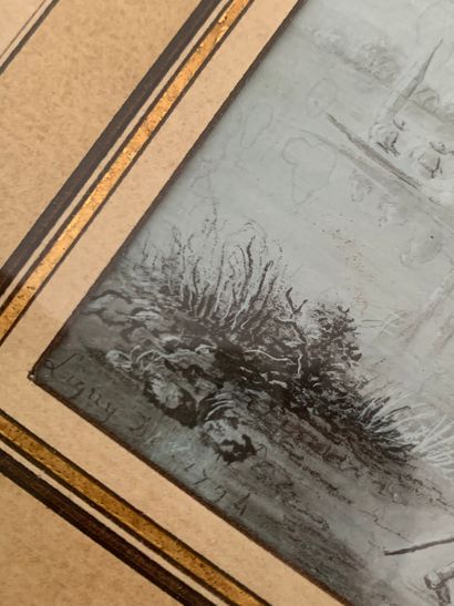 20th century FRENCH SCHOOL

View of a city,...