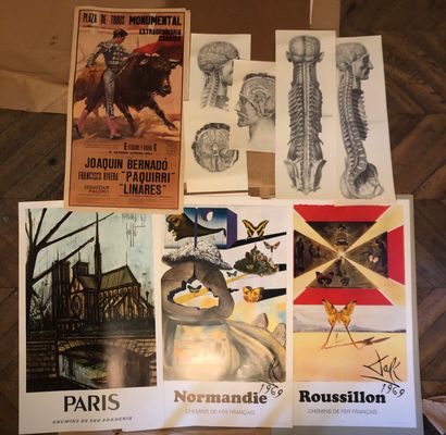 
Set of advertising posters printed for Air...