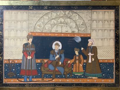 Ecole INDIENNE du XXe siècle

Peinture sur...