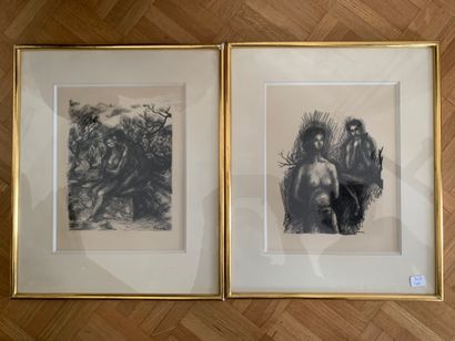 Catherine FAURE (XXth)

Couples

Two prints

26.5...