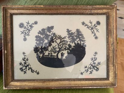 Scene representing a mother and child in...