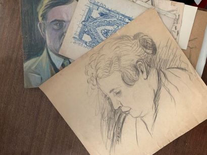 


NOT SOLD Lot of drawings by Ferdinand...