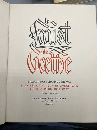 Goethe's faust 2 volumes

Sold as is, book...