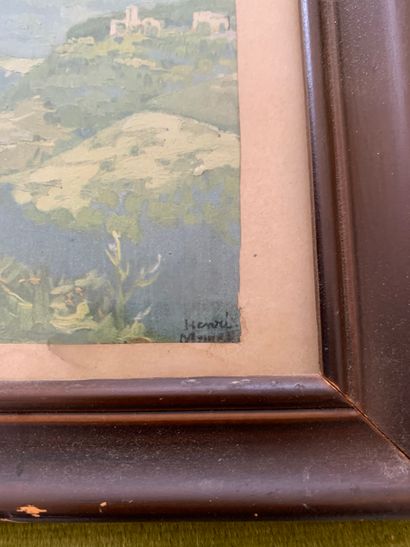 20th century FRENCH SCHOOL

Landscape

Gouache,...