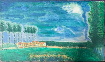 20th century FRENCH SCHOOL

Landscape with...