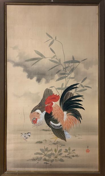 Ecole JAPONAISE fin XIXe ou début XXe siècle

La...