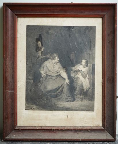 After DELACROIX

Joan of Arc

Engraving

Mahogany...