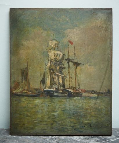 School of the 19th century

Boats in the...