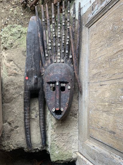 BAMBARA

Headdress in the shape of a stylized...