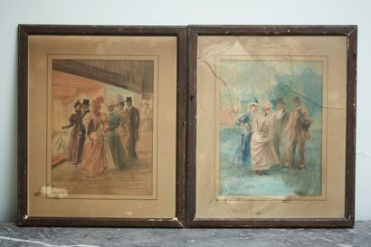 School early 20th century

Two watercolors...