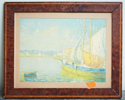 Reproduction ,Port in the Mediterranean

30x...