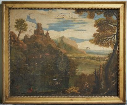 18th century FRENCH school

Landscape with...