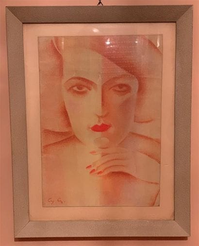 Ecole FRANCAISE vers 1930

Buste de femme

Sanguine...