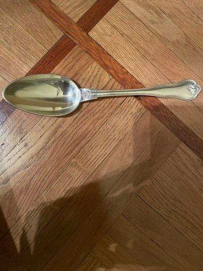 NAKEN'S - Ménagère en métal argenté, spatule...