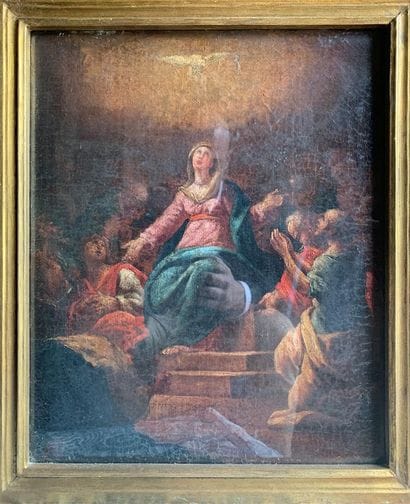 Ecole ITALIENNE du XVIIIe siècle

Pentecôte

Huile...
