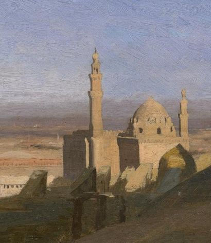Jean-Léon GÉROME (1824-1904)
Vue du Caire...