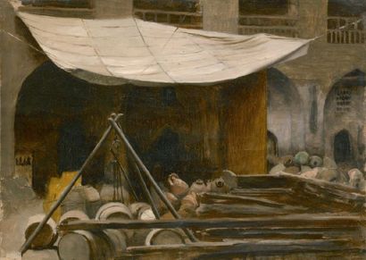 Jean-Léon GÉROME (1824-1904)
Souks Huile...