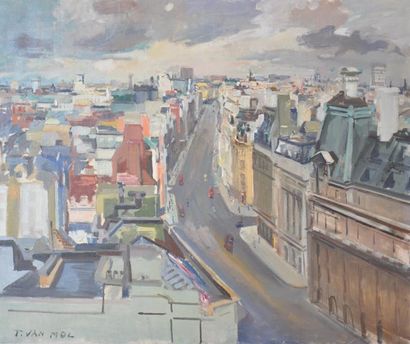 Pieter VaN MOL (1906-1988)
Vue des toits...