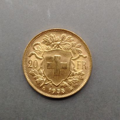 
SUISSE




Une pièce 20 F or - 1935









Toutes...