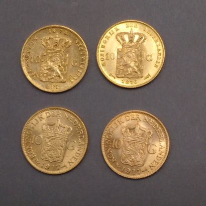 
PAYS-BAS




- Une pièce 10 gulden or -...