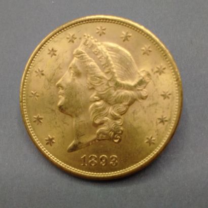 
ETATS-UNIS




Une pièce de 20 Dollars or,...