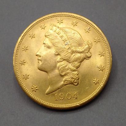 
ETATS-UNIS




Une pièce de 20 Dollars or,...