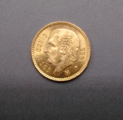 
MEXIQUE




Une pièce 5 pesos or - 1955









Toutes...