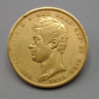 
SARDAIGNE




Une pièce d'or 100 lires or...